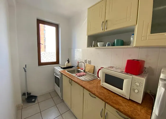 Garsoniere Victor Seaview Aer Conditionat- Bucatarie-primim Carduri Vacanta-pet Friendly La 3 Minute De Plaja Reyna-zoom Констанца