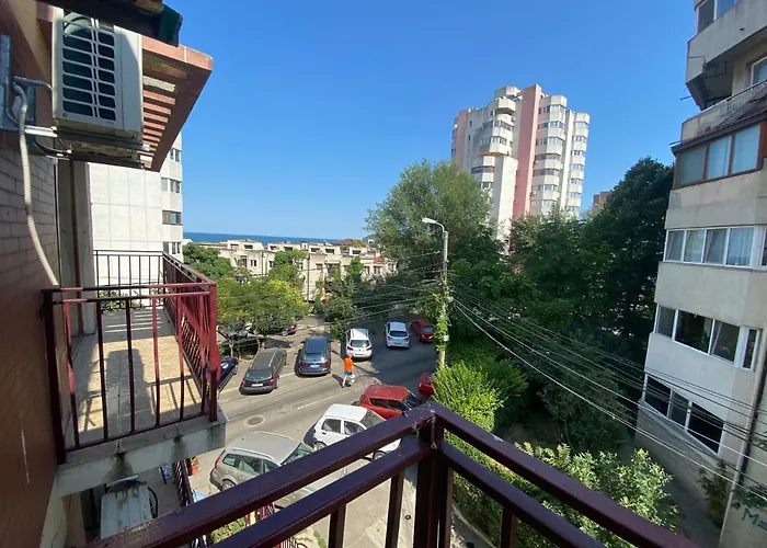 Garsoniere Victor Seaview Aer Conditionat- Bucatarie-primim Carduri Vacanta-pet Friendly La 3 Minute De Plaja Reyna-zoom Constanta
