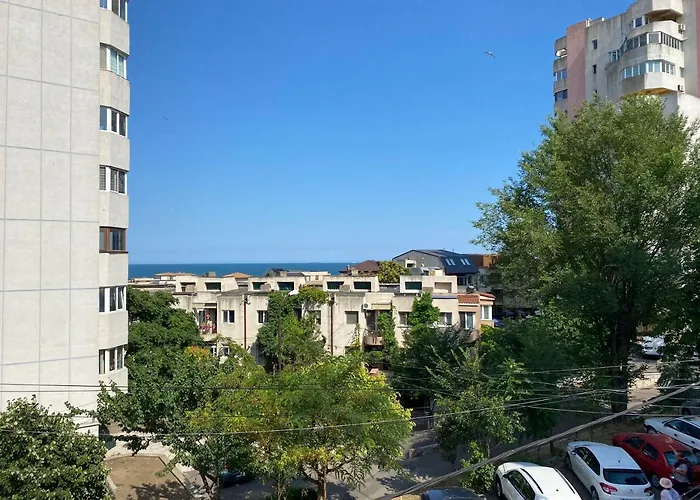 Garsoniere Victor Seaview Aer Conditionat- Bucatarie-primim Carduri Vacanta-pet Friendly La 3 Minute De Plaja Reyna-zoom Констанца