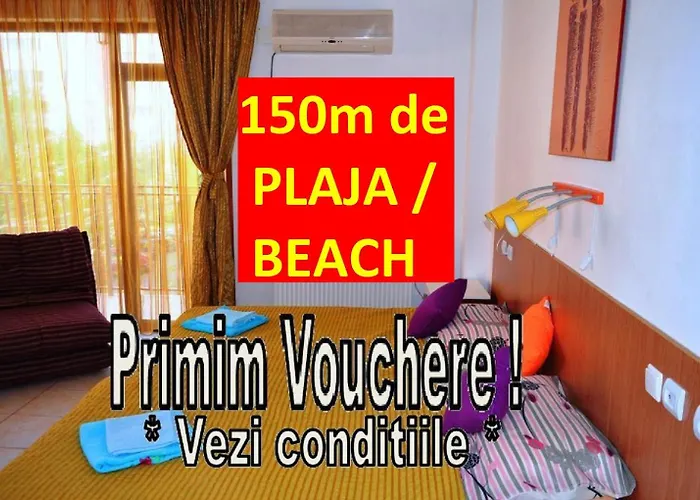 Garsoniere Victor Seaview Aer Conditionat- Bucatarie-primim Carduri Vacanta-pet Friendly La 3 Minute De Plaja Reyna-zoom Констанца