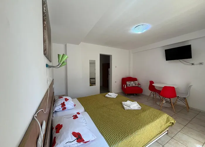Апартаменты Garsoniere Victor Seaview Aer Conditionat- Bucatarie-primim Carduri Vacanta-pet Friendly La 3 Minute De Plaja Reyna-zoom