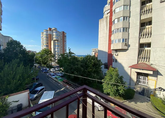 Garsoniere Victor Seaview Aer Conditionat- Bucatarie-primim Carduri Vacanta-pet Friendly La 3 Minute De Plaja Reyna-zoom Констанца